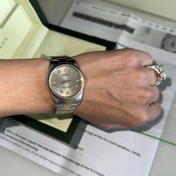 Rolex Oyster Perpetual with custom face - Picture 2 of 13